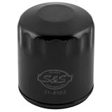 S&S Cycle Oil Filter - Black - 12/Pack