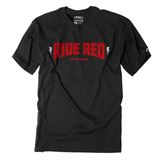 Factory Effex Honda Ride Red Bolt T-Shirt - Black - Large
