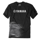 Factory Effex Yamaha R1 Tee Shirt -  Black -  2X-Large