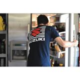 Factory Effex Suzuki Shutter Tee Shirt - Navy X-Large