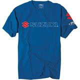 Factory Effex Suzuki Team Tee Shirt - Blue - Large
