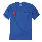 Factory Effex Suzuki Team Tee Shirt - Blue - Large