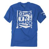 Factory Effex Youth Yamaha Dissection Tee Shirt - Royal Blue - Large