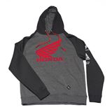 Factory Effex Honda Wing Pullover - Charcoal/Black - 2X