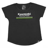 Factory Effex Women's Kawasaki Stripe Shirt - Black X-Large