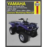 Haynes Manuals Service and Repair Manual for Yamaha Kodiak/Grzzly '93-'05