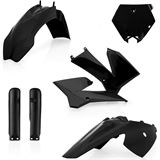 Acerbis Full Replacement Plastic Kit - Black - SX85/105