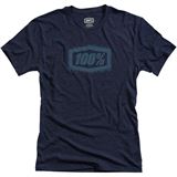 100% Tech Positive T-Shirt - Blue Heather - Medium