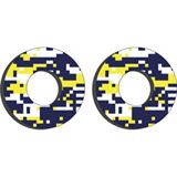 Factory Effex Moto Grip Donuts - Husqvarna - Blue/Yellow