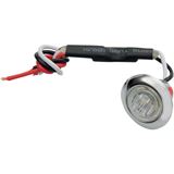 Pro-One Performance Mini Marker Light - Dual Function - Red LED - Clear Lens