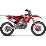 D Cor Graphic Kit 19 GEICO for Honda CRF250/450