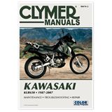 Clymer Service Manual for Kawasaki KLR650 1987-2007