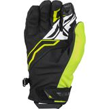 Fly Racing Youth Title Gloves, Black/Hi-Vis Size 06