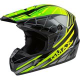 GMax MX-46 Off-Road Mega Helmet - Black/Hi-Vis/Grey - Medium