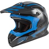 GMax MX-86 Off-Road Fame Helmet - Dark Grey/Blue/Black - Small