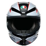 AGV Helmets K6 Helmet - Flash - Black/Gray/Red - MS