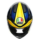 AGV Helmets K6 Helmet - Joan - Black/Blue/Yellow - Large CLOSEOUT