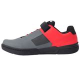Crankbrothers Stamp Speedlace Shoes - Gray/Red - US 9