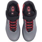 Crankbrothers Stamp Speedlace Shoes - Gray/Red - US 9
