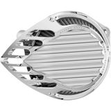 Rough Crafts Finned Air Cleaner - Chrome