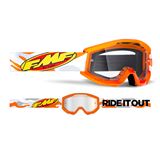 FMF Racing Powercore Youth Goggles - Assault Grey Camo - Clear Lens