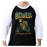 Biltwell Inc. Goons Raglan T-Shirt - Black/White - XL