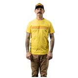 Biltwell Inc. Stripe T-Shirt - Yellow - Medium