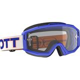 Scott Split OTG Goggles - White/Blue with Clear Lens