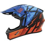 THH Helmets T710X Battle Helmet Blue/Orange - Small