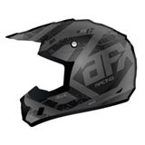 AFX FX-17 Helmet - Attack - Frost Gray/Matte Black - Small