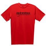 Alpinestars Tech Line Up Performance T-Shirt - Red - X-Large