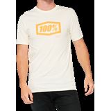 100% Essential T-Shirt - Chalk/Orange - Medium