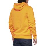 100% BB33 Pullover Kangaroo Pocket Hoodie - Orange - Small