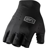 100% Sling Bike Shortfinger Glove - Black - Large
