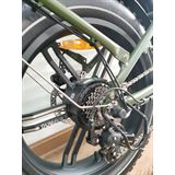 COR Venture FS Folding Electric Bike - Matte Green