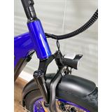 COR Transit ST City Pedal Assist Commuter eBike - Glossy Blue with Blue Wheels