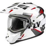 GMax GM-11S Ripcord Adventure Snow Helmet - White/Grey/Red - Small
