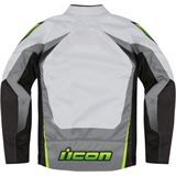 Icon Hooligan Ultrabolt Jacket - Gray/Hi-Vis - XL