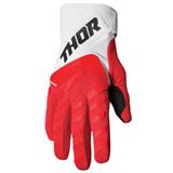 Thor Spectrum Gloves - Red/White - Small