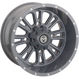 Moose Racing Wheel - 399X - 12X8 - 4/156 - Gray