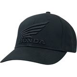 Honda Blacked Out Hat - Black Honda Logo