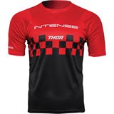 Thor Intense Chex Jersey - Red/Black - 2XL