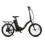 Ecotric UL Certified Starfish 20'' Portable/Folding Electric Bike - Black