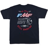 FMF Racing Men's Wingman Tee - Navy - Small
