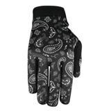 Saints of Speed Rad Gloves - Black Paisley - X-Large