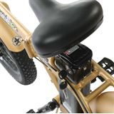 Ecotric 48V Portable and Folding Fat eBike - Gold 