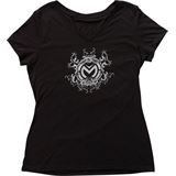 Moose Racing Women's Flourish T-Shirt - Black