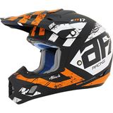 AFX FX-17 Helmet - Attack - Matte Black/Orange - 3XL