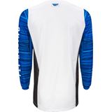 Fly Racing Kinetic Wave Jersey - White/Blue - 2XL