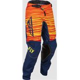 Fly Racing Kinetic Wave Pants, Navy/Yellow/Red
